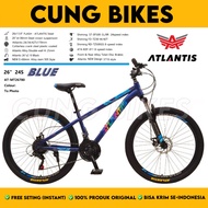 Sepeda Gunung MTB Ukuran 24 26 27.5 Inch ATLANTIS AT 780 24 Speed inner cable