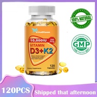Vitamin D3 K2 Capsules 10000IU (Bone Health)