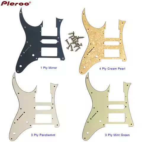 Pleroo Custom Electric Guitar Parts - For Left Handed MIJ Ibanez RG3550MZ Guitar Pickguard Pickup Sc