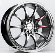 ล้อแม็กซ์ TKR CE28 ขอบ17นิ้ว สีไฮเปอร์แบล็ค 5รู100-114 กว้าง8.5นิ้ว Offset35 [22137]