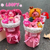 Sanrio LOOPY Cosplay Strawberry Bear Hello Kitty Loopy A Loopy B Kityy-Loopy Bouquet Cute Creative V