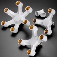 LED Bulb Socket Bulb Adapter Holder Various E27 Socket Splitter E27 to E27 LED Bulb Lamp Holder 2-in