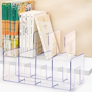 Acrylic book stand, reading stand, bookshelf, desktop book holder, book organizer, desk book stand