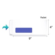 Envelope P&S (4"x9") White Pocket & White Window