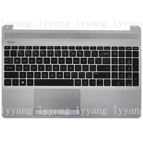 F US Keyboard For HP 250 G8 250 G9 255 G8 Palmrest TopCase Cover Silver M31100-001
