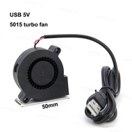 DC 5015 5V 5 volt USB 5cm turbo Blower fan CPU Cooler Cooling sleeve bearing 50x15MM Fan for 3D Prin