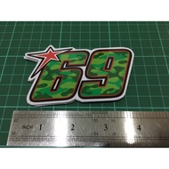 Sticker Nicky Hayden 69 Camo logo