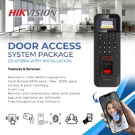 Hikvision Single / Double Leaf Door Access Fingerprint Biometric Access Terminal DS-K1T804BMF Packag
