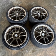 Work Emotion CR2 18 Inch 18x8.5J 18x9.5J ET35 ET42 5x120 Sport Rims with Tyres Original Halfcut Made