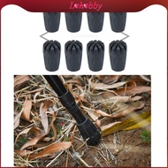 [Lohobby] Lots 8 Hiking Stick Tips Antislip Outdoor Pole   End Cover Accessaries