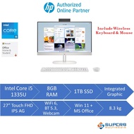 HP All-in-One 27-cr0039d AIO PC (Intel Core i5-1335U 8gb ram 1tb ssd 27 inch FHD TOUCH IPS Win11 OPI