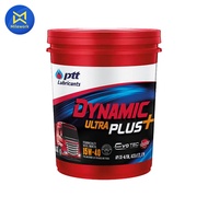 น้ำมันเครื่อง PTT DYNAMIC ULTRA PLUS(15W-40) 18L แถมT_SHIRT(408414)