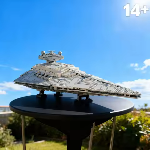 NEW 75252 2025 Imperial Stormtrooper Star Destroyer Cruiser Galacy Starfighter Dark Fleetship Spacec