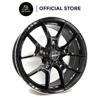 New Sport Rim RAYS G025 18x8 5x114.3 ET35 Gloss Black Lip Polish 18 inch 18 inci Mr Wheel
