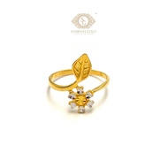 SABIHAHGOLD Ring Fashion 916/22K Original Gold (GR0002143)