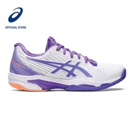 ASICS Women SOLUTION SPEED FF 2 Tennis Shoes in White/Amethyst