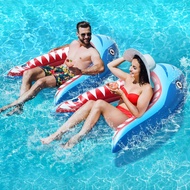 2 Pack Pool Floats Adult Size, Pool Lounger with Cup Holder, Inflatable Floats for Swimming Pool Lak