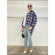 Blouse Kemeja Petak Viral Blouse Muslimah