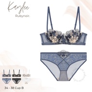 KAYLEE BRA / BH SET + CD rubynoir cup 34A-38A with WIRE
