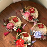 【新春限定】春暖花香乾燥花米篩 新年禮盒 新年掛飾