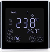 抵！【 智能家居】 （Floureon Digital Adjustable Wireless Thermostat with LCD Display - Black）Floureon Digital Adjustable Wireless Thermostat with LCD Display - Black  Google home (Google Assistant, Amazon Alexa)
