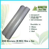 ◊☜ ◶ ✗ UV PLASTIC ROOFING / GARDEN PROTECTION / PE sheets for greenhouse wide sizes