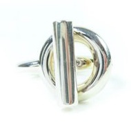 แหวนเงินแท้ 925 รุ่น Echappé MM จาก HERMES สภาพเยี่ยม ขนาด 51 (เทียบเท่าไซส์ 11 ของญี่ปุ่น) พร้อมกล่