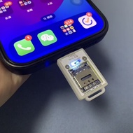 Pembaca Kad Mini eSIM TYPEC eSTK/9esim/5ber/PlanB/ST33/eUICC Naik Taraf