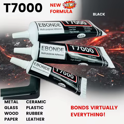 T7000 15ML 25ML 50ML 110ML Black Contact Phone Repair Adhesive T-7000 Glass Plastic Universal DIY Gl
