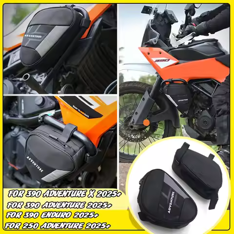 Motorcycle OEM Frame Crash Bars Bags For 390 Adventure X 390 Enduro 390 ADV/X For KTM 250 Adv Origin
