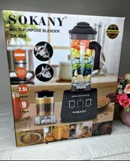 original sokany brand wonder blender 2.5L 220v
