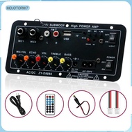 [mojotorw7] Power Amplifier Board with and Bass Control Digital Audio for Home Speakers Theater Spea