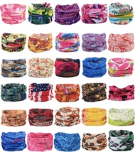 （คละลาย）Buff ผ้าบัฟกันฝุ่น กันละออง หัวกะโหลก ลายพราง สีสันสดใส