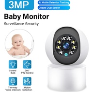 IP WiFi Camera Baby Monitor 1080P Video Surveillance Camera Mini Indoor CCTV Security Camera AI Tracking 3MP