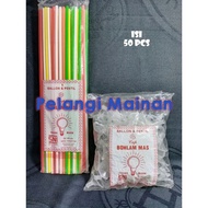 Balloon Sticks, 50 pcs - Balloon Handles - Balloon Stems + Cups