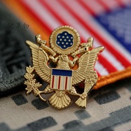 [USA] Us Army Cap Badge Small Cap Badge Military Fan Metal Badge Epaulet Badge USARMY Commemorative 