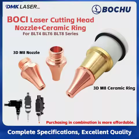 BOCI BOCHU Laser Cutting Nozzle D11 H19 M8 Nozzles 3D Ceramic Ring For Pipe Laser Cut Head BLT BLT31