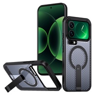 For Xiaomi 17pro max/15T/POCO F7 5G/K80 Case Camera Lens Protector Invisible Bracket Magnetic Hard C