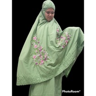 Khadijah's mukena embroidered bkt