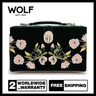 กล่องเก็บเครื่องประดับ WOLF1834 Zoe Medium Jewellery Box (Forest Green)
