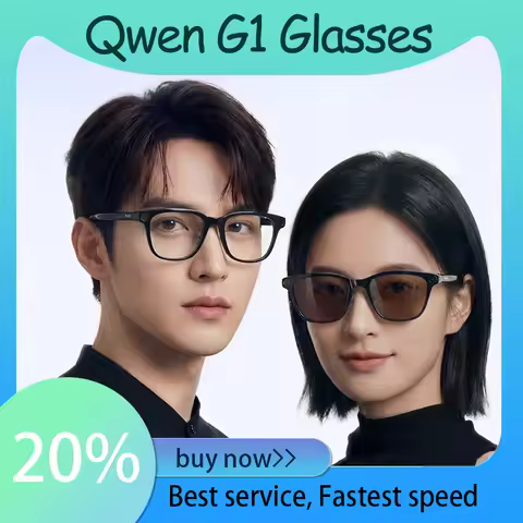 New Al Qwen AI Glasses G1 Smart Glasses Video Recording AI dialogue assistant action photography Wir