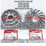 100% original - HONDA VARIO 150 PULLEY DRIVE FACE (ROLLER / FAN ) 22102-KZR-600 / 22110-K36-A00