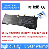 537077-3S-1 Laptop Battery FOR Gao Cheng 3ICP67078 GFL 11PIN 9Lines