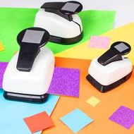 3pcs Paper Hole Punch Set, Hole Diameter 1.9 Inch (48mm), 1.5 Inch (38mm), 0.7 Inch (18mm), Square H
