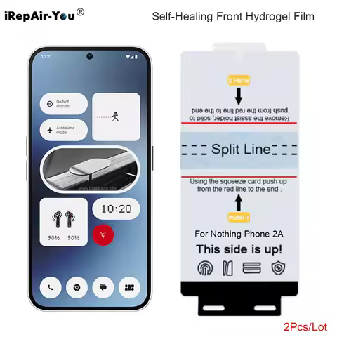 2Pcs HD Front Hydrogel Film For Nothing Phone 3 3A Pro 2 2A Plus CMF Phone 1 Self-Healing TPU Screen