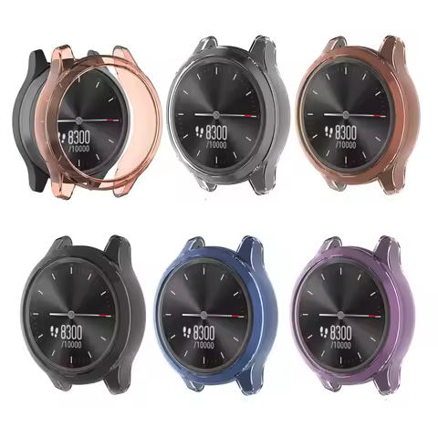 TPU Soft Shell Edge Protector Case Frame For Garmin Vivomove 3/3S/Luxe/Style Sport Watch Protective 
