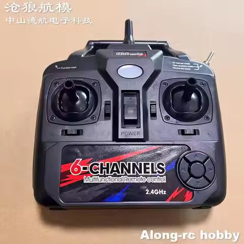 6ch Remote Control Transmitter Mode 1 Mode 2 for 500mm Wingspan QIDI560 New Start M7 RC Plane Airpla