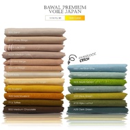 Artie Premium B50 Tudung Bawal Premium Cotton Voile Japan Plain Labuh Besar Warna Biru Merah Pink Bi
