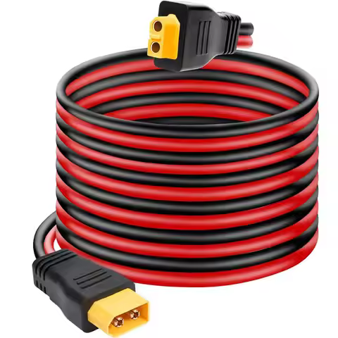 3m/10FT 1.5m/5FT 12AWG XT60 Female to Male Extension Cable for Anker SOLIX ALLPOERS R2500 R1500 R600