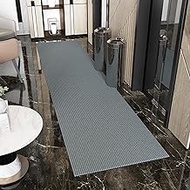 Ottomanson Scrabe Rib Collection Waterproof Non-Slip Rubberback Solid Design 3x22 Indoor/Outdoor Run